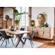 Bahut 4 portes Hudson 1 grand tiroir
