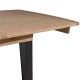 Table Séraphine 170 plateau bois et piétement métal
