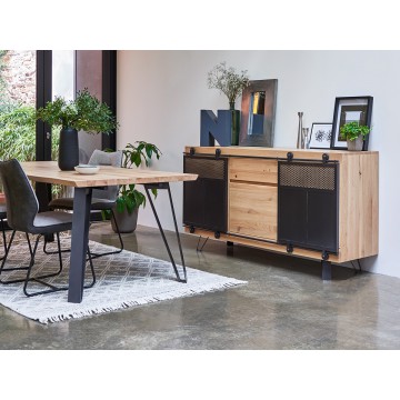Table basse Fusion avec 2 niches pour un espace de rangement Table basse Fusion avec 2 niches pour un espace de rangement