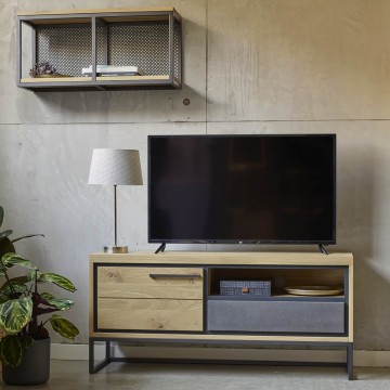 Meuble TV 1 porte Brooks 123 cm