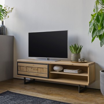 Meuble TV 1 porte 1 niche Prima