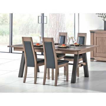 Table de repas pieds Talos 200 cm