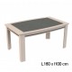 Table tonneau 160x100 avec plateau céramique