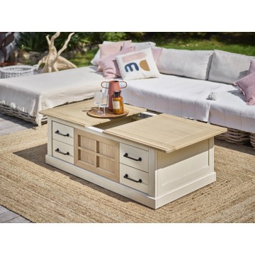 Table basse dînette 1 tiroir 1 niche ODYSSEE