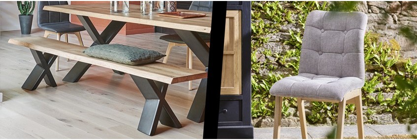 Chaises et bancs bois